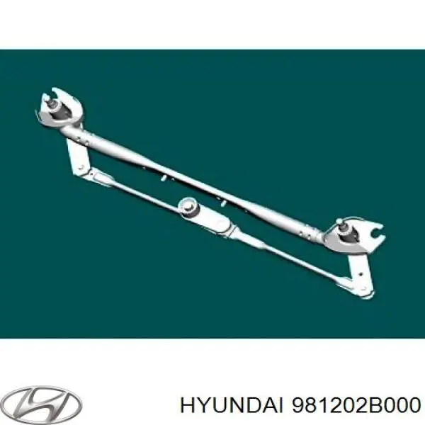 Трапеція склоочисника Hyundai Santa Fe 2 (CM) (Хендай Санта фе)