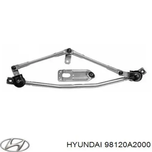 98120A2000 Hyundai/Kia трапеція склоочисника