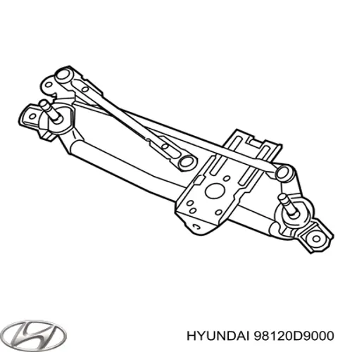 98120D9000 Hyundai/Kia Трапеція склоочисника