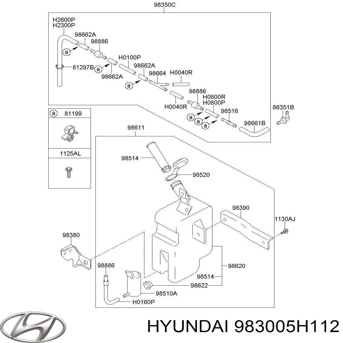  983005H112 Hyundai/Kia