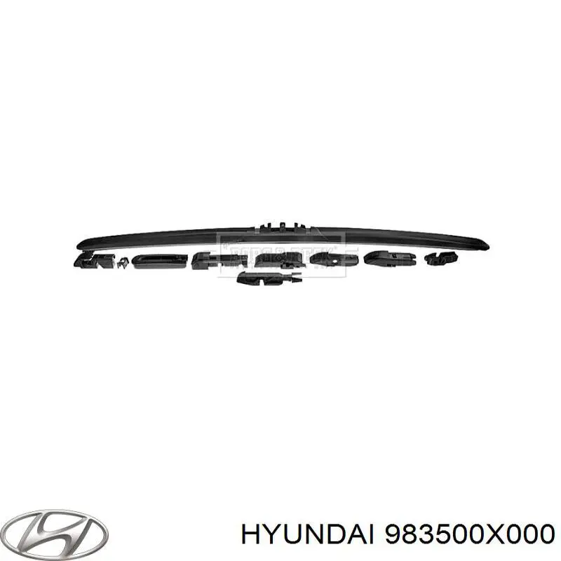 983500X000 Hyundai/Kia Щітка склоочисника лобового скла, водійська