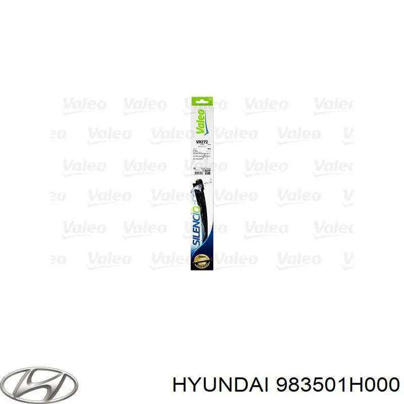 Купити 983501H000 Hyundai/Kia Щітка-двірник лобового скла, водійська