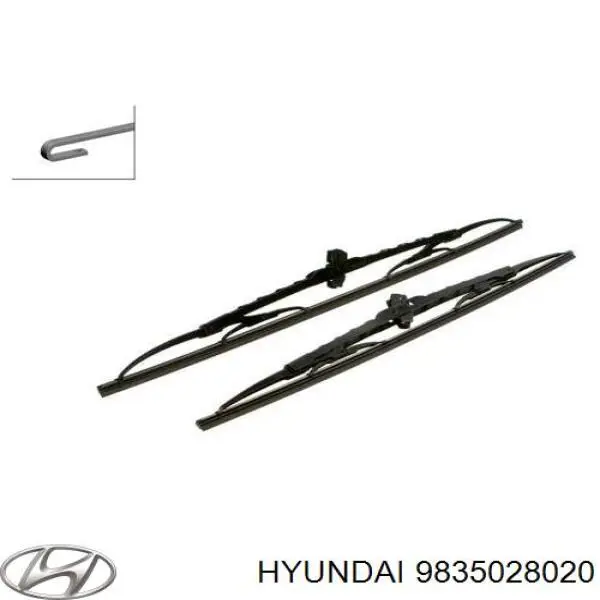 Важіль-поводок склоочисника лобового скла Hyundai Lantra 2 (Хендай Лантра)