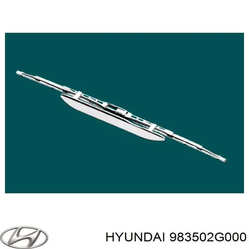 Щітка-двірник лобового скла, водійська 983502G000 Hyundai/Kia