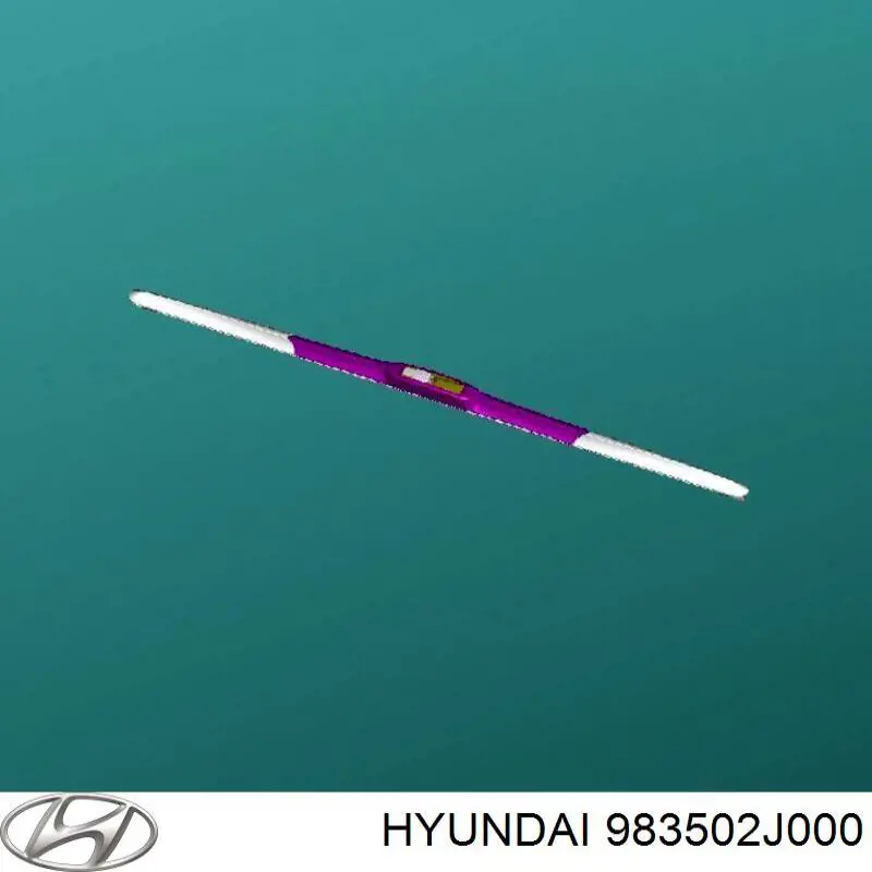 Купити 983502J000 Hyundai/Kia Щітка-двірник лобового скла, водійська