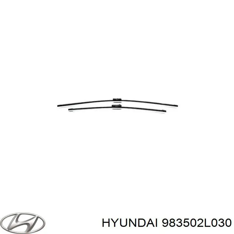 983502L030 Hyundai/Kia щітка-двірник лобового скла, водійська
