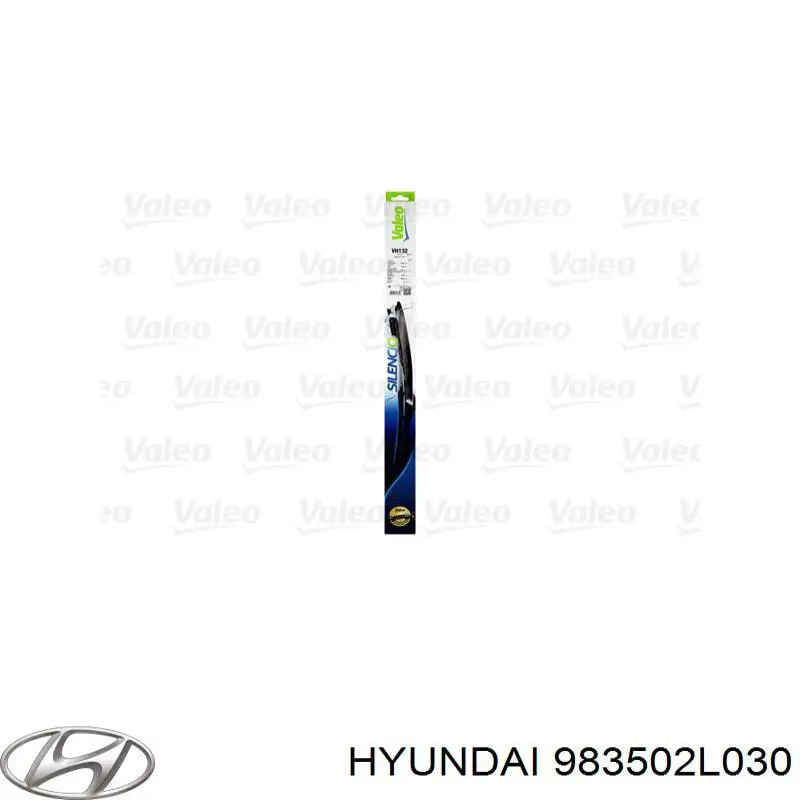 Щітка-двірник лобового скла, водійська Hyundai/Kia 983502L030 ціна, від 29.17 USD