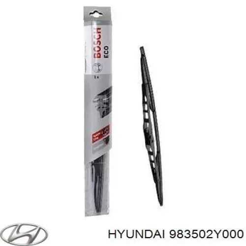 Щітка-двірник лобового скла, водійська Hyundai/Kia 983502Y000 ціна, від 14.50 USD