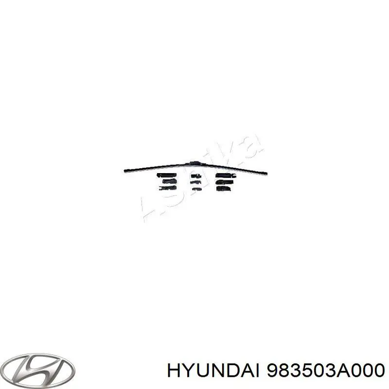 Щітка-двірник лобового скла, водійська 983503A000 Hyundai/Kia