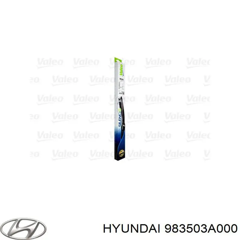 Щітка-двірник лобового скла, водійська Hyundai/Kia 983503A000 ціна, від 11.10 USD