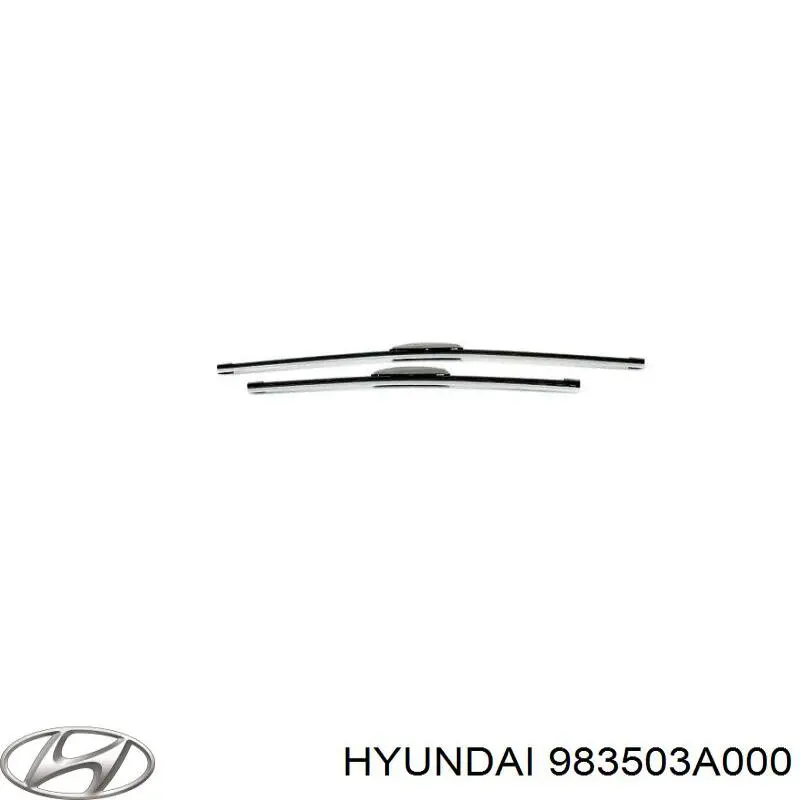 Купити 983503A000 Hyundai/Kia Щітка-двірник лобового скла, водійська