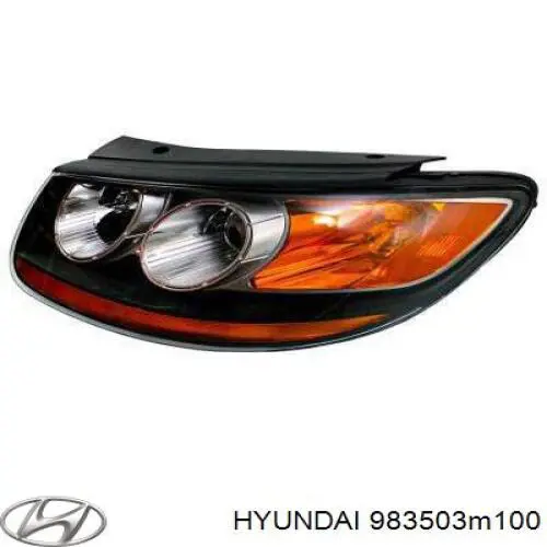 983503M100 Hyundai/Kia щітка-двірник лобового скла, водійська