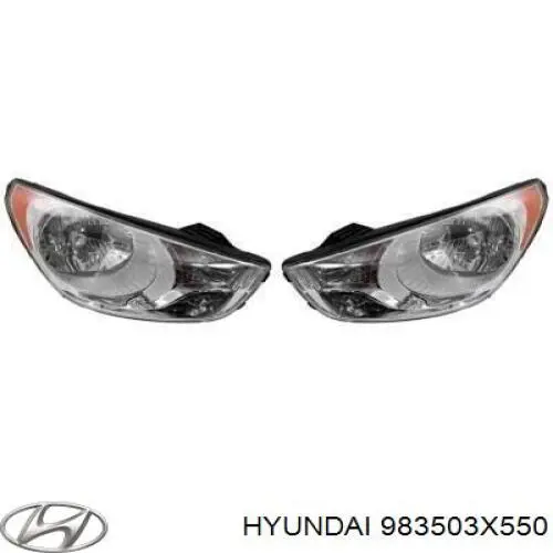 983503X550 Hyundai/Kia щітка-двірник лобового скла, водійська