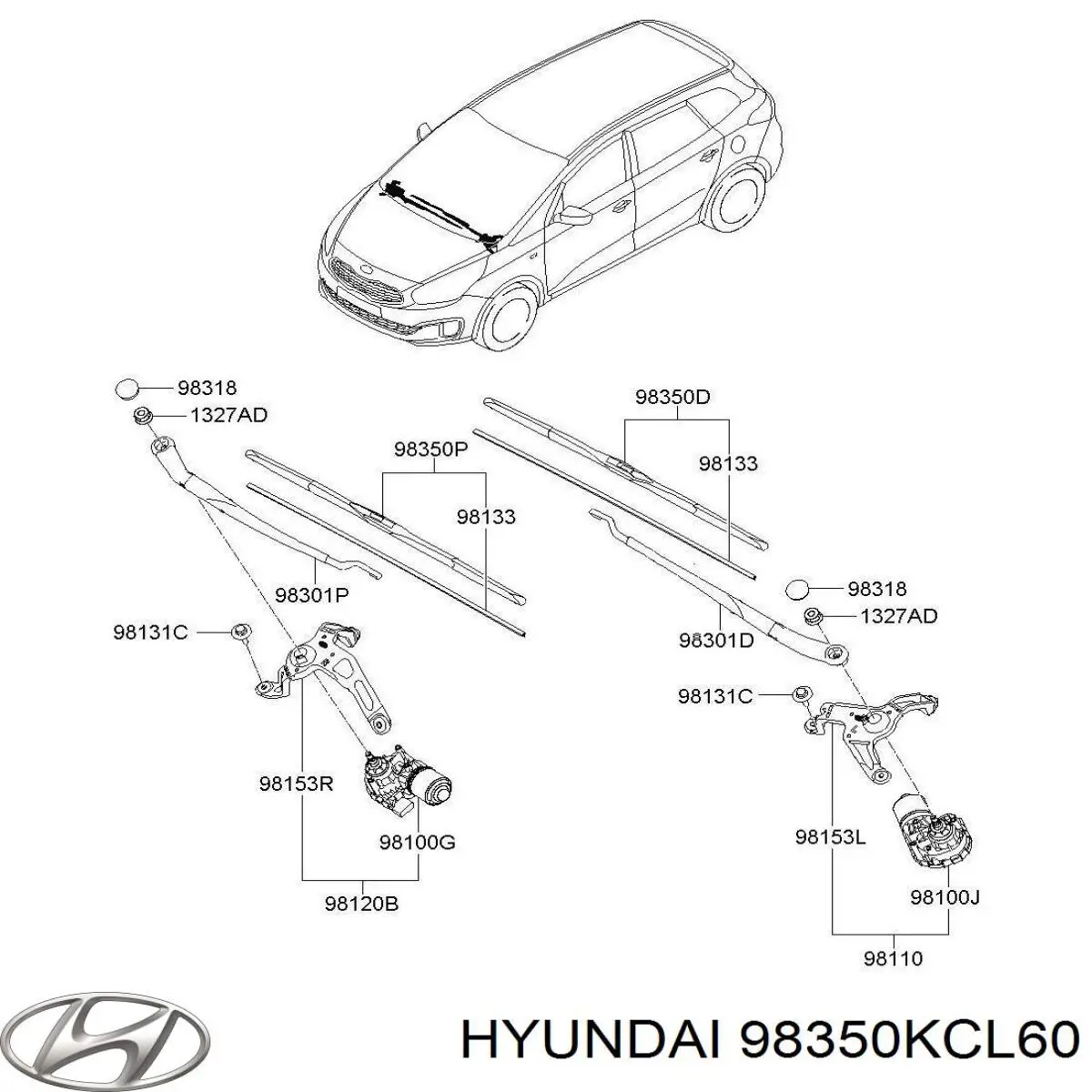 98350KCL60 Hyundai/Kia 