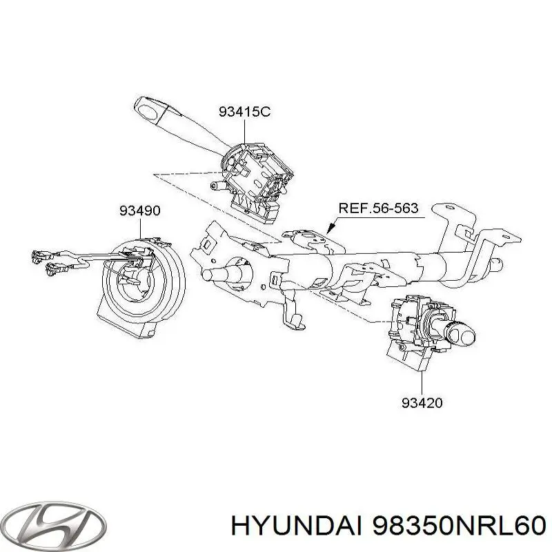 Купити 98350NRL60 Hyundai/Kia 