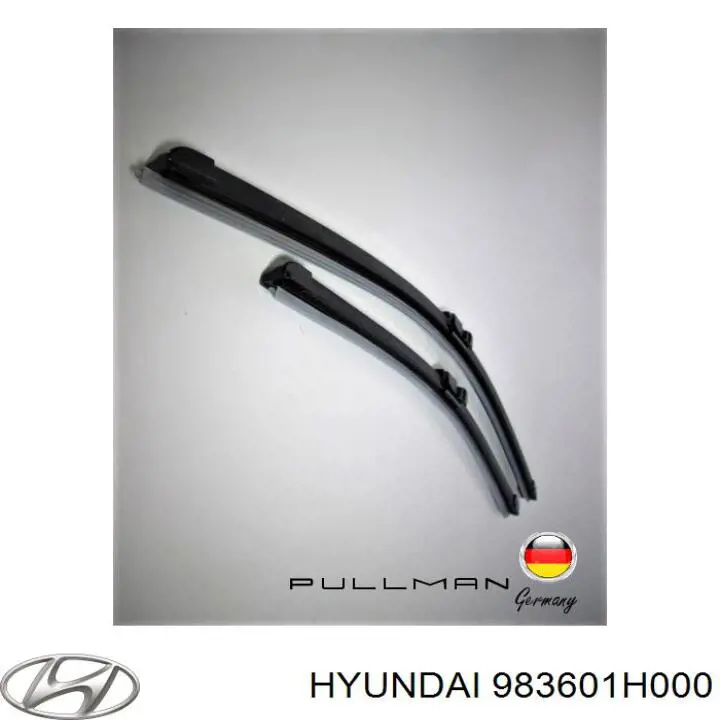 Щітка-двірник лобового скла, пасажирська 983601H000 Hyundai/Kia