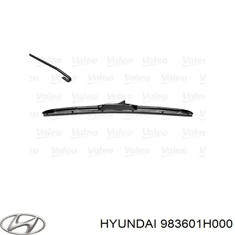 Щітка-двірник лобового скла, пасажирська Hyundai/Kia 983601H000 ціна, від 16.89 USD