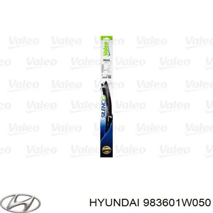 983601W050 Hyundai/Kia щітка-двірник лобового скла, пасажирська