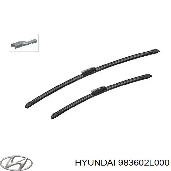 Купити 983602L000 Hyundai/Kia Щітка-двірник лобового скла, пасажирська