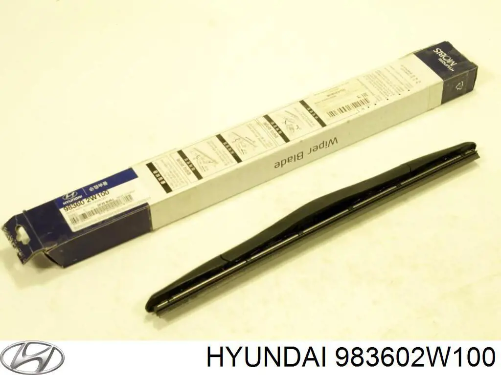Щітка-двірник лобового скла, пасажирська Hyundai Santa Fe 3 (DM) (Хендай Санта фе)