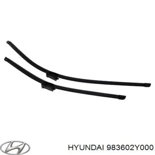 983602Y000 Hyundai/Kia щітка-двірник лобового скла, пасажирська