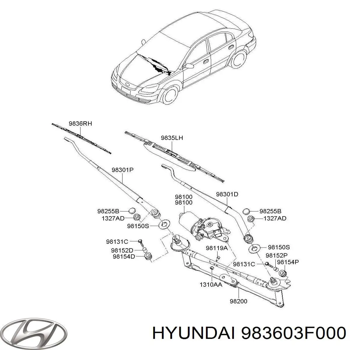 Купити 983603F000 Hyundai/Kia 
