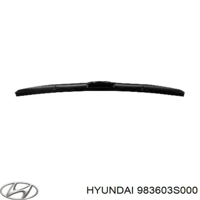 983603S000 Hyundai/Kia щітка-двірник лобового скла, пасажирська