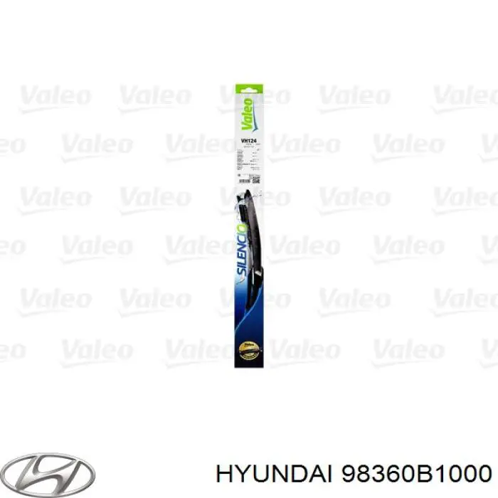 98360B1000 Hyundai/Kia Щітка склоочисника лобового скла, пасажирська