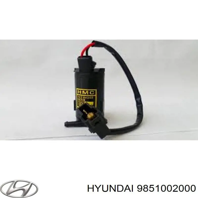 Насос-двигун омивача скла, переднього Hyundai Atos PRIME (MX) (Хендай Атос)