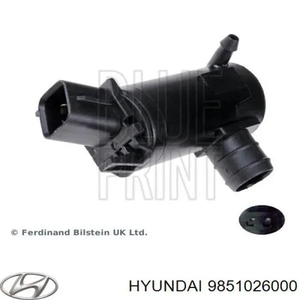 9851026000 Hyundai/Kia насос-двигун омивача скла, переднього