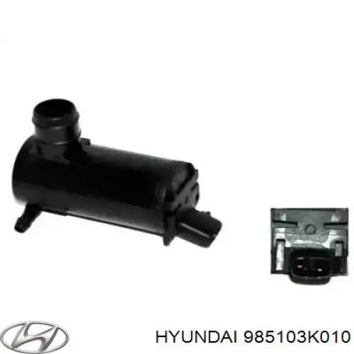 985103K010 Hyundai/Kia насос-двигун омивача скла, переднього