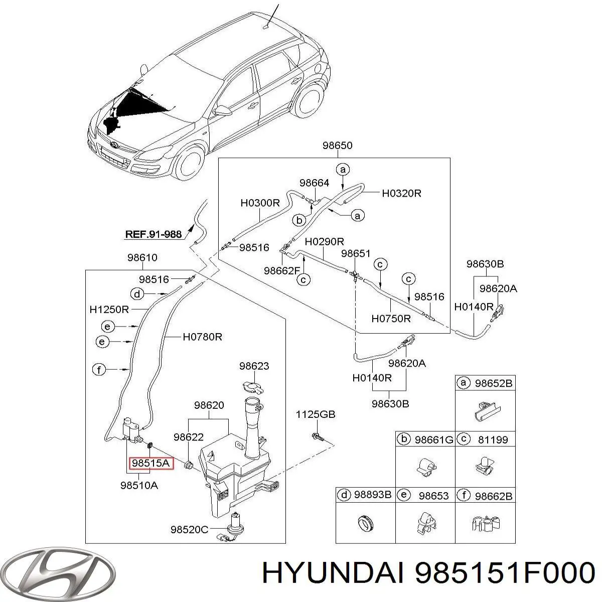  Hyundai/Kia 985151F000 ціна, від  USD