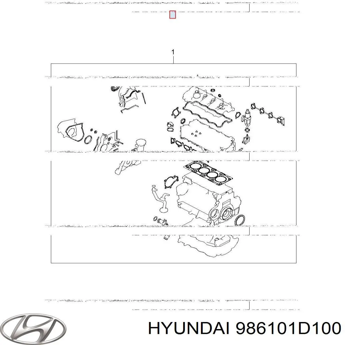Бачок омивача лобового скла Hyundai/Kia 986101D100 ціна, від 27.59 USD