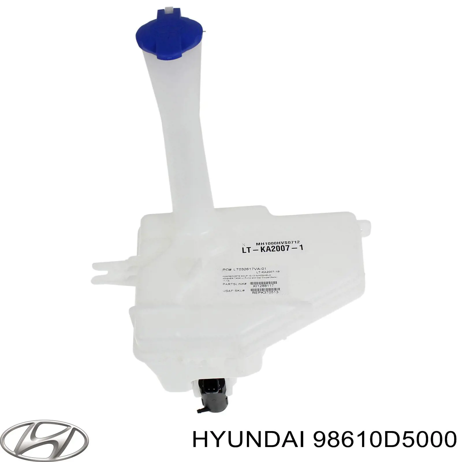 98610D5000 Hyundai/Kia Бачок склоомивача
