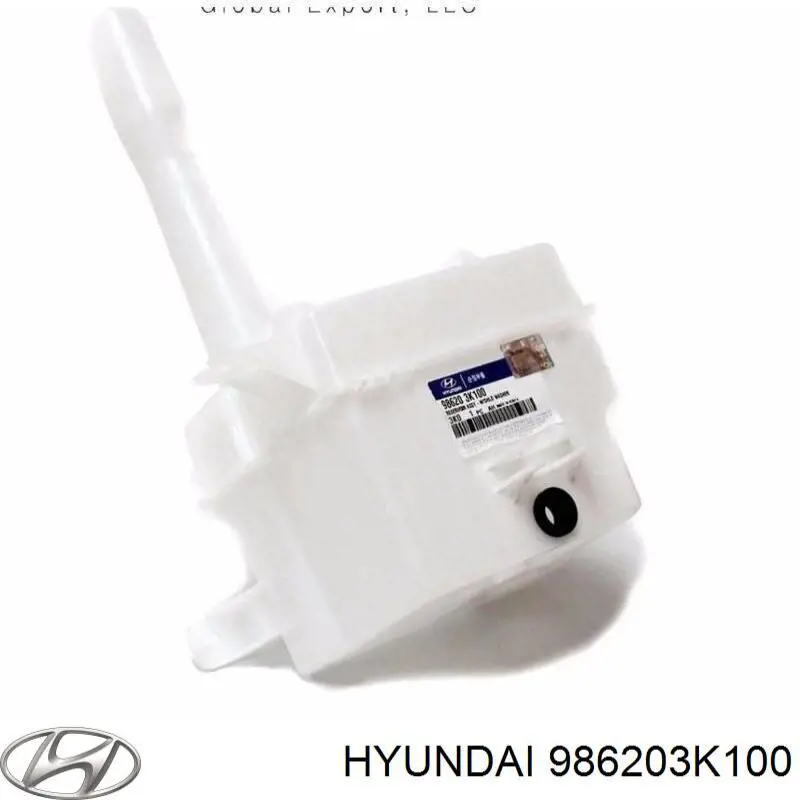 Бачок склоомивача на Hyundai Sonata V NF