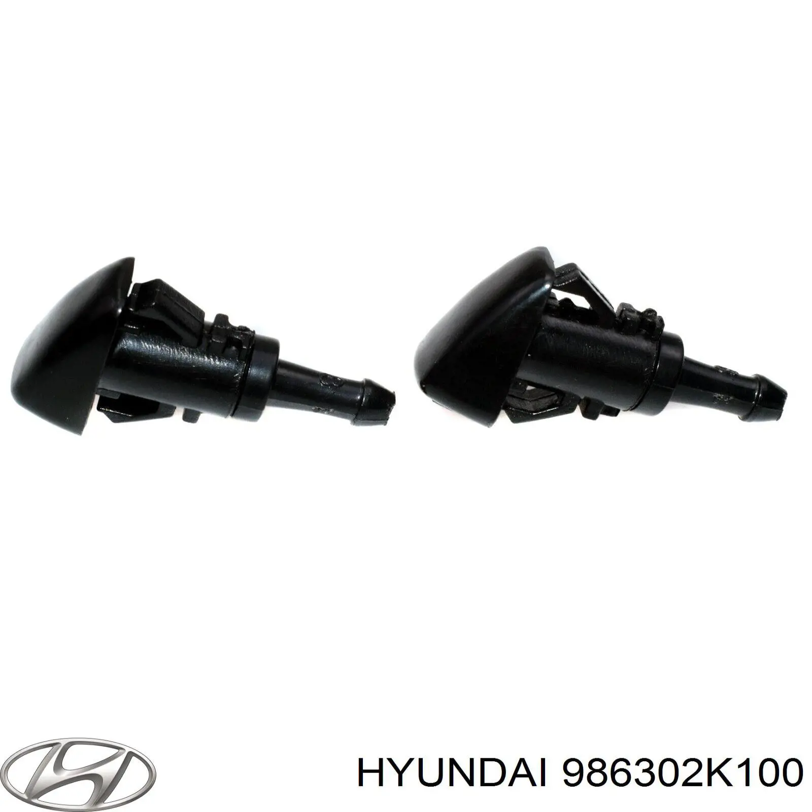 Форсунка омивача лобового скла Hyundai/Kia 986302K100