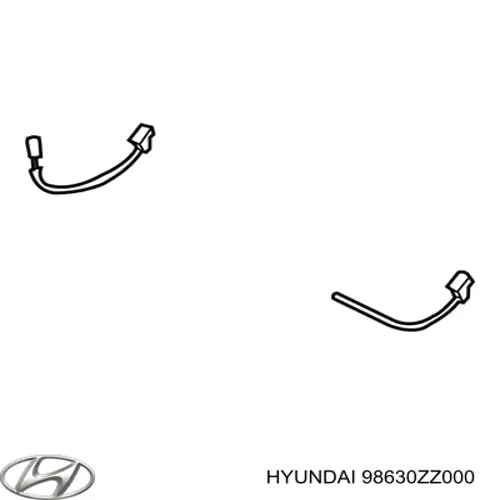 98630ZZ000 Hyundai/Kia форсунка омивача скла лобового, ліва