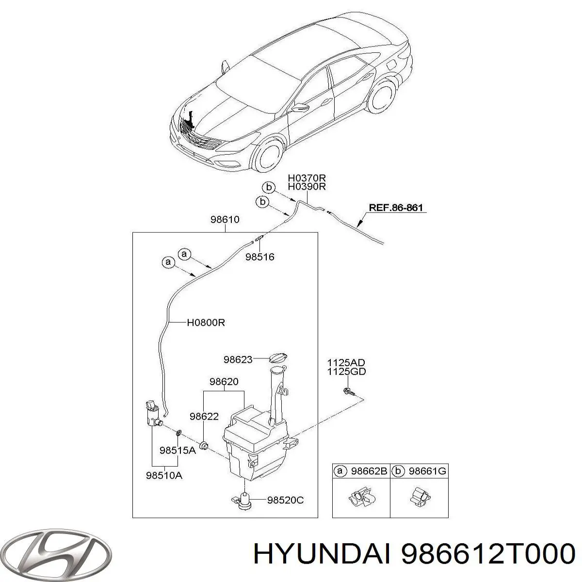  986612T000 Hyundai/Kia