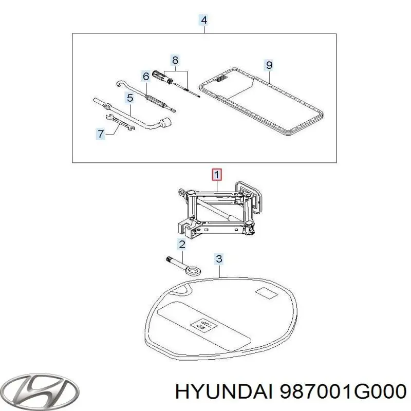 Склоочисник дверей задка Hyundai/Kia 987001G000 ціна, від 260.27 USD