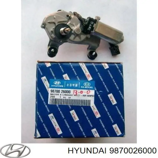 Склоочисник дверей задка Hyundai/Kia 9870026000 ціна, від 63.33 USD