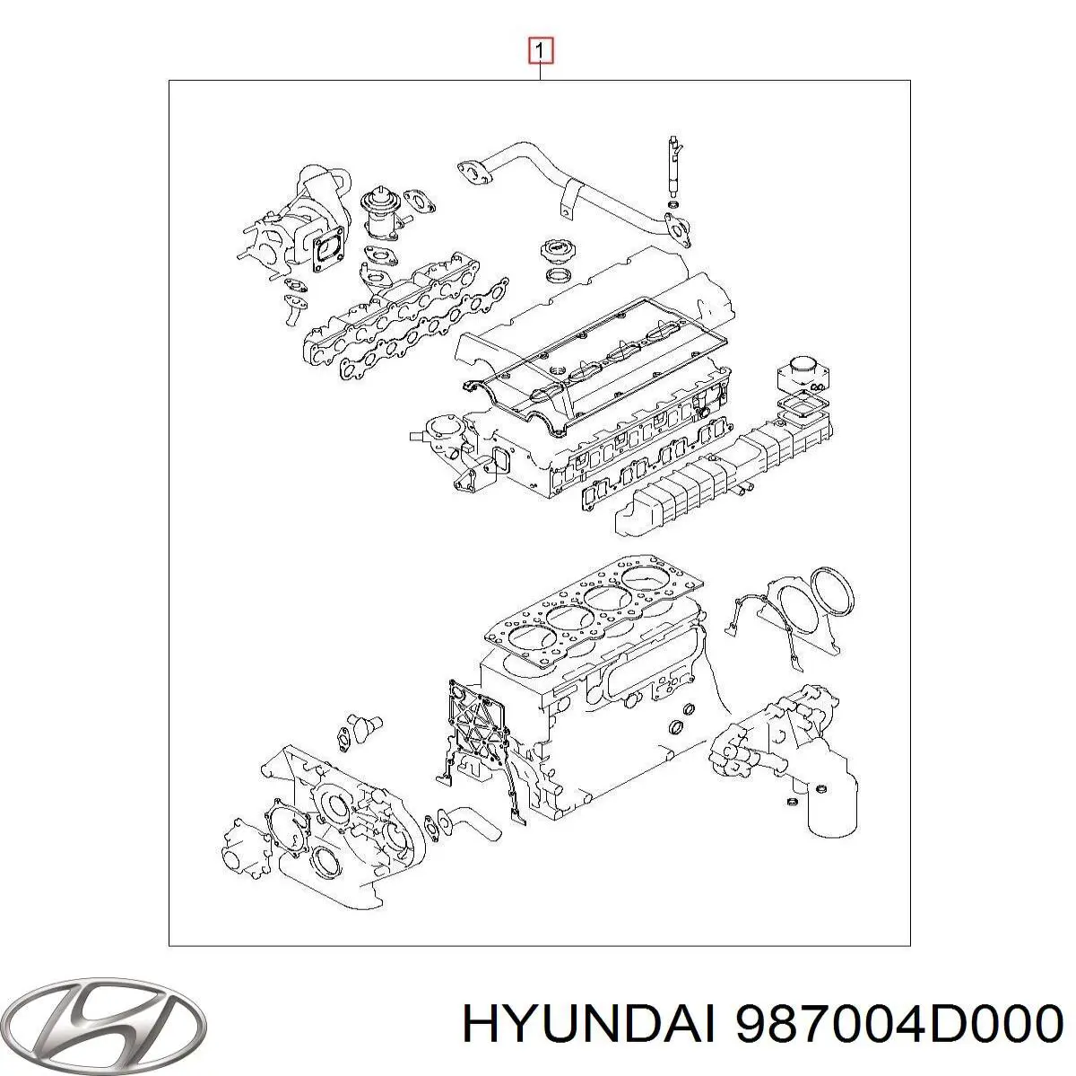 Моторчик заднього склоочисника 987004D000 Hyundai/Kia