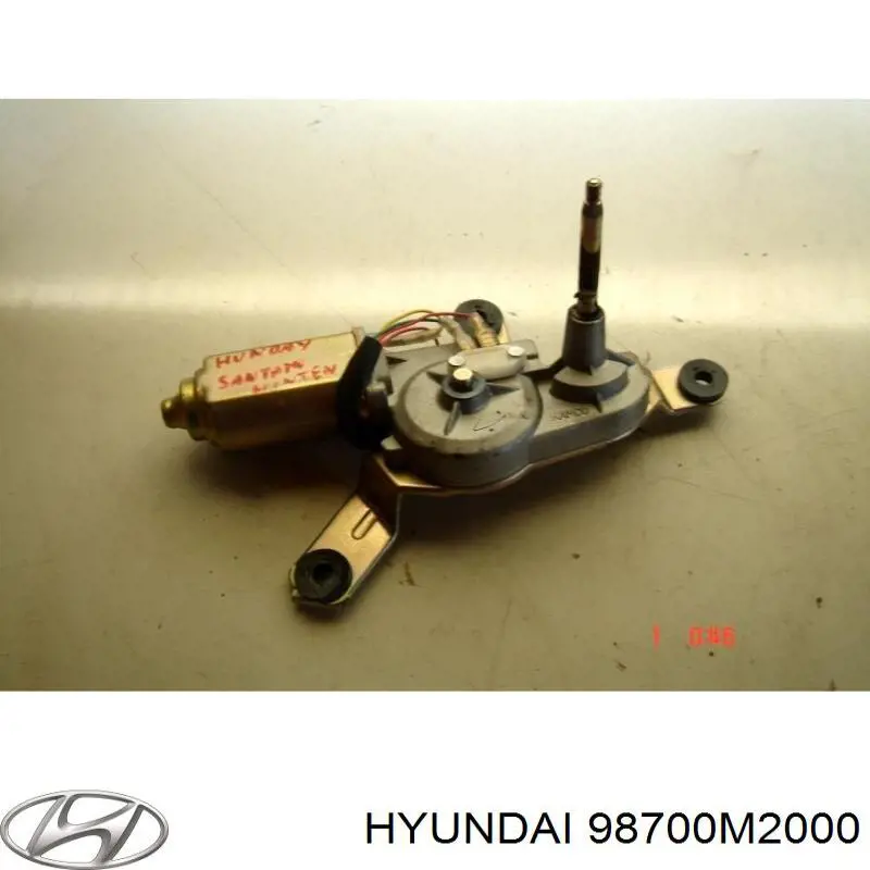 98700M2000 Hyundai/Kia Моторчик заднього двірника