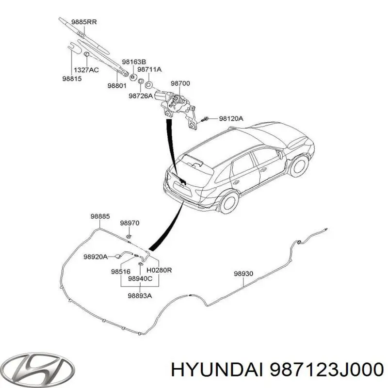 987123J000 Hyundai/Kia 
