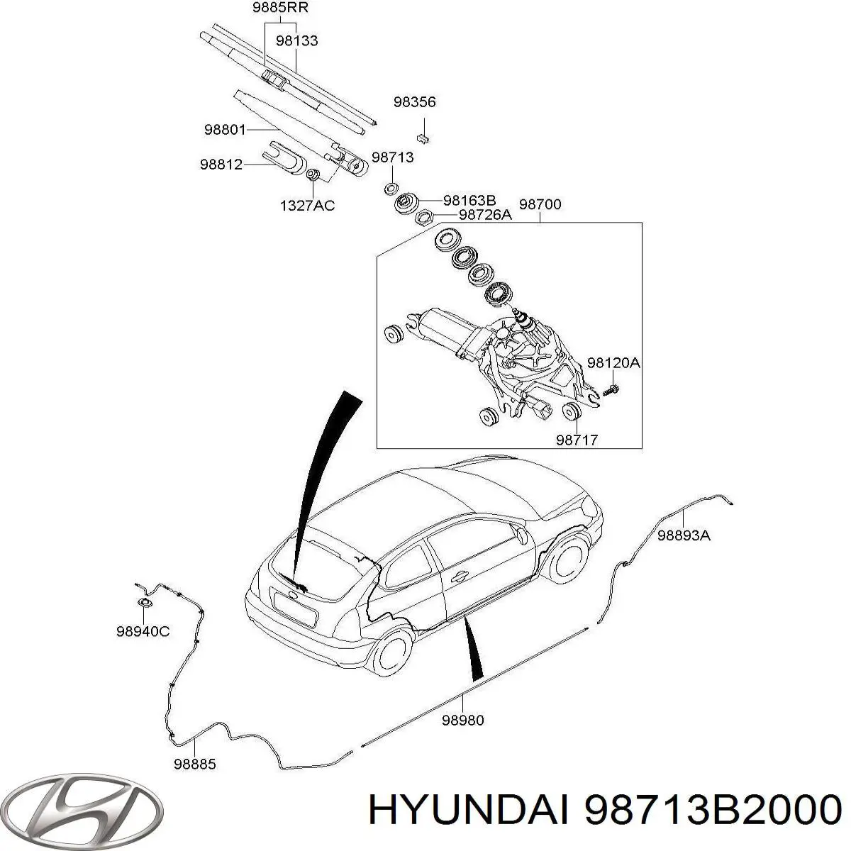 98713B2000 Hyundai/Kia 