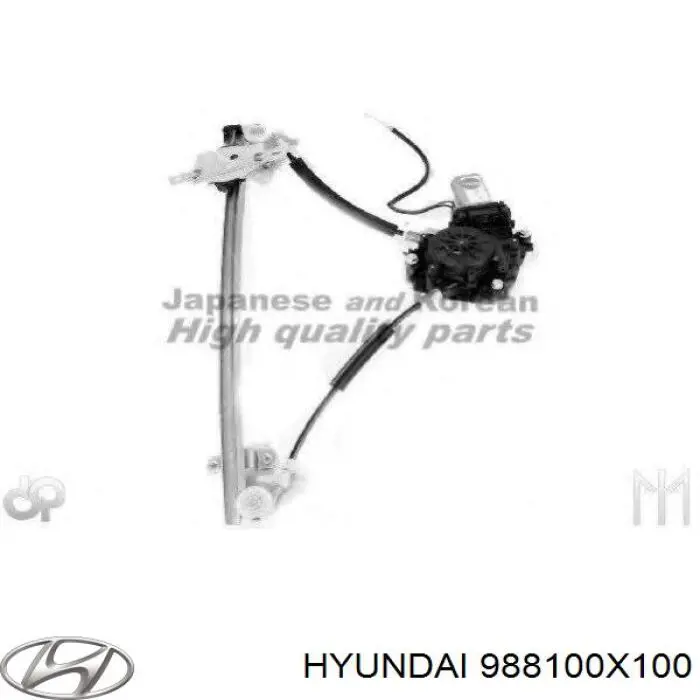 Двигун склопідіймача двері передньої, лівої Hyundai I10 (PA) (Хендай Ай 10)
