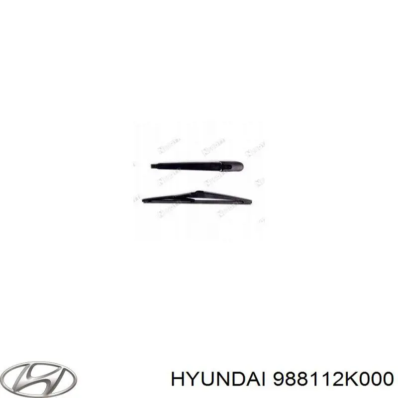 988112K000 Hyundai/Kia Важіль-поводок двірника заднього скла