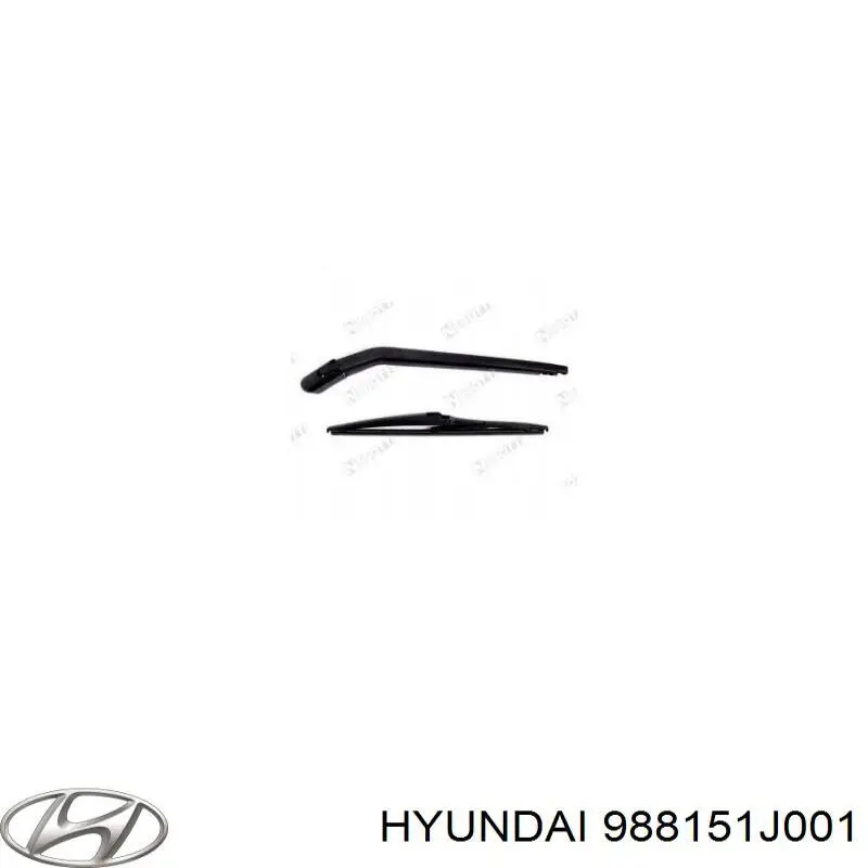 Важіль-поводок склоочисника заднього скла Hyundai/Kia 988151J001 ціна, від 14.00 USD