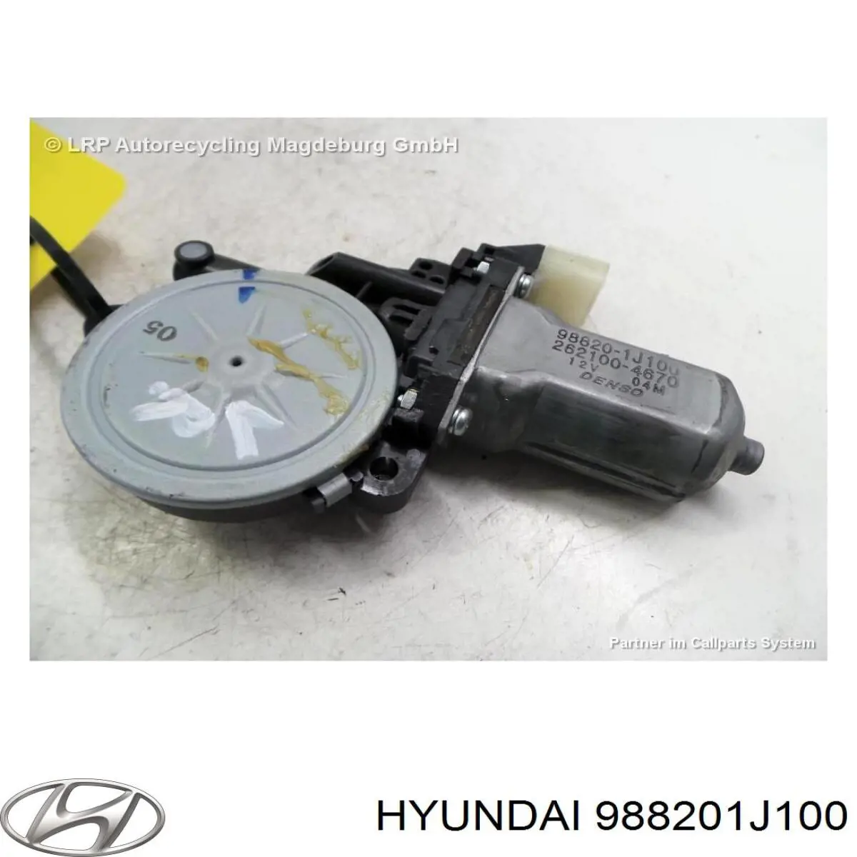 Двигун склопідіймача двері передньої, правої Hyundai/Kia 988201J100 ціна, від 20.14 USD