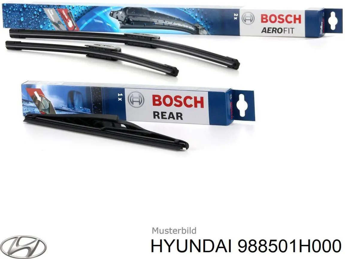 WB0316OYO Hyundai/Kia Щітка склоочисника задня