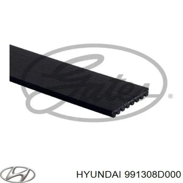 991308D000 Hyundai/Kia ремінь приводний, агрегатів